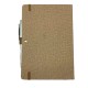 Hardcover hardcover grooved mounted notebook with eco-friendly cloth binding, gold-stamped logo on the cover, and white double-adhesive eye protection paper