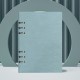 Manufacturer's hollowed-out loose-leaf notebooks, wholesale, creative, 6-hole notebooks with metal clips, business notebooks, and office supplies.