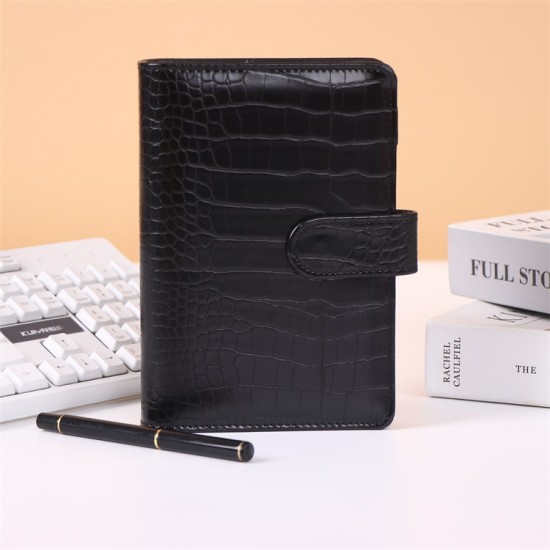 Crocodile-print loose-leaf notebook set, macaron budget notebook, notebook, wallet. Crocodile-print loose-leaf notebook set, macaron budget notebook, notebook, wallet.