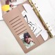 High-quality A5 loose-leaf notebooks with detachable and printable logos, A6 business work notebooks