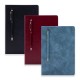 Factory-made A5 notebook set with pen and mounting, pure white offset paper, inner pages with customizable logos and magnetic attachments.