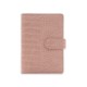 7-inch crocodile-print loose-leaf notebook in macaron color, custom factory logo.