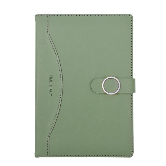 June 1, 2022, Student Business Notebooks, Simple A5 Leather Cover, Work and Meeting Notepads