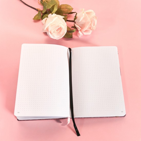 Glittery girly glossy notebooks with exquisite artistic straps and creative personalization Glittery girly glossy notebooks with exquisite artistic straps and creative personalization