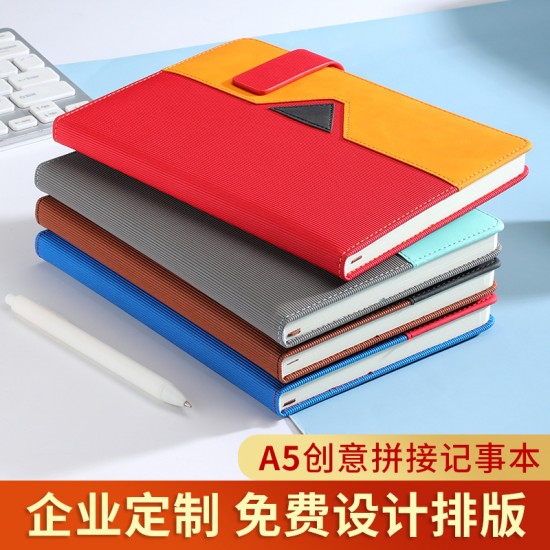 Faux Leather Business Notebooks Wholesale In-stock A5 business notebooks with logo printing available.